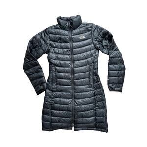 The North Face Women's XS 700 Down Gotham Long Puffer Coat Black Warm